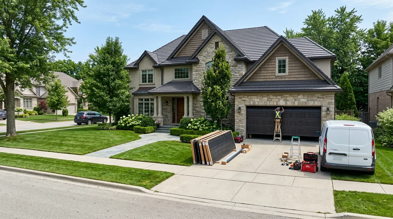 Garage door installation in Federal Way, WA